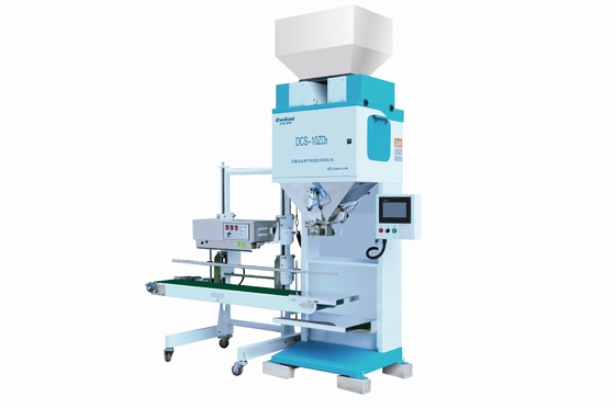 1.1KW 반 자동 밥 포장기 15kg AC380V는 주머니를 위로 서 있습니다