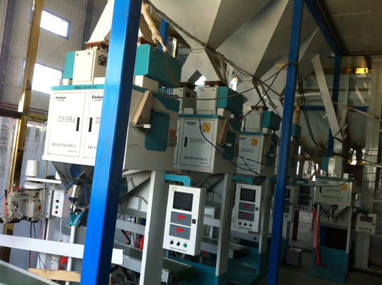 터치스크린 진공 벽돌 25kg 부대 포장 가늠자 기계 Mettler 톨레도 짐 세포 AC380V